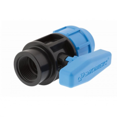 Компрессионный кран ПНД Дн 20-1/2" Ру-16 ВР (ВН) Джилекс