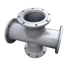 Крест фланцевый КФ Ду 125-100 (450-450) ВЧШГ с ЦПП цинк+AL ГОСТ ISO 2531-2012