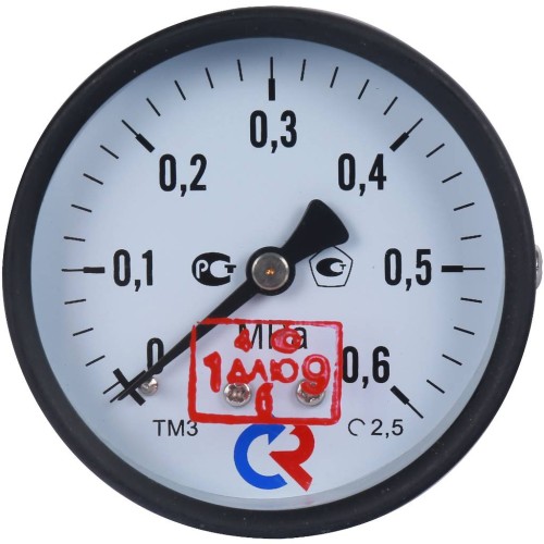 Манометр осевой диаметр 63мм 0-6 кгс/см2 (0-0,6 МПа) G1/4" ТМ-310Т.00 Росма 00000006791 в Москве