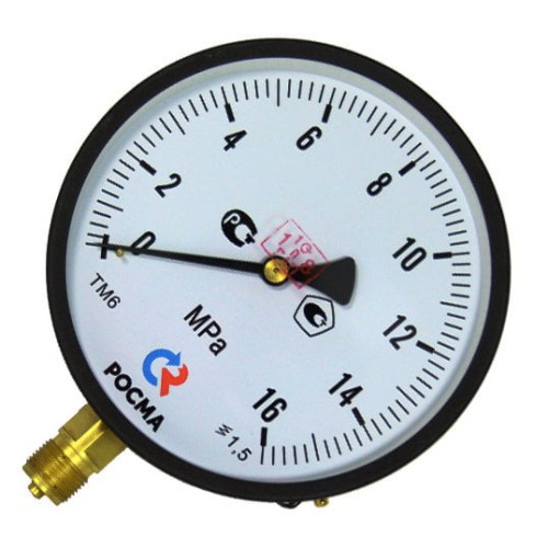 Манометр радиальный диаметр 100мм 0-4 кгс/см2 (0-0,4 Мпа) М20х1,5 ТМ-510Р.00 Росма в Москве