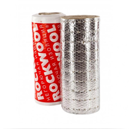 Рулон минеральная вата 70х1000-2 ROCKWOOL WIRED MAT 80 ALU в Москве