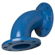 Отвод фланцевый ОФ Ду-100 30 градусов ВЧШГ с ЦПП цинк+AL ГОСТ ISO 2531-2012