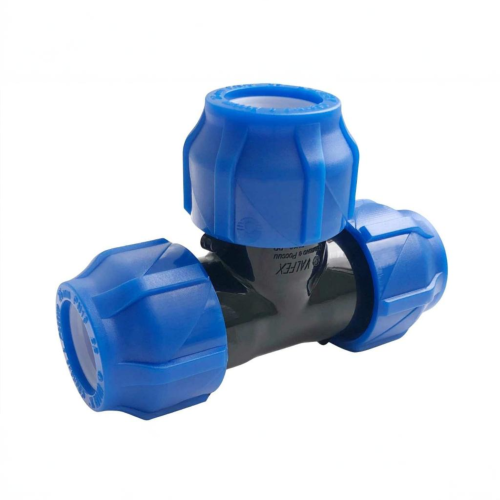 Тройник ПЭ компрессионный Дн 40-32 Ру-16 переходной VALFEX в Москве