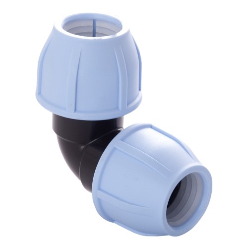 Отвод ПЭ компрессионный Дн 110 90гр Ру-10 RTP (РосТурПласт) в Москве