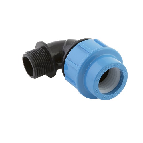 Отвод ПЭ компрессионный Дн 20-1/2" 90гр Ру-16 ВР (ВН) VALFEX в Москве