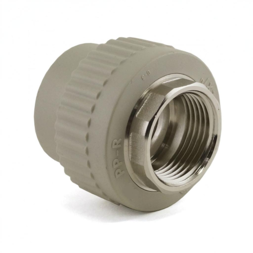 Муфта PP-R комбинированная серая ВР (ВН) Дн 20-1/2" с крестом Wavin Ekoplastik в Москве