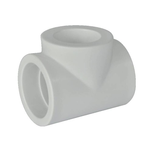 Тройник PP-R редукционный Дн 63-20-63 белый Pro Aqua в Москве