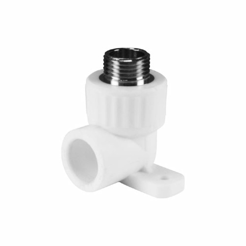 Водорозетка PP-R НР (НАР) Дн 20-1/2" 90гр белая Pro Aqua в Москве