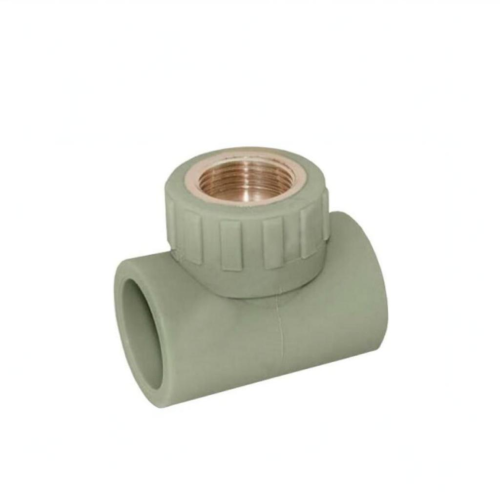 Тройник PP-R комбинированный серый ВР (ВН) Дн 25-3/4" Wavin Ekoplastik в Москве