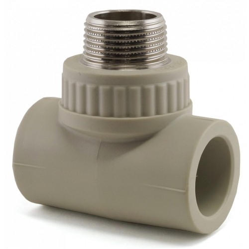 Тройник PP-R комбинированный НР (НАР) Дн 25-1/2" Pro Aqua в Москве