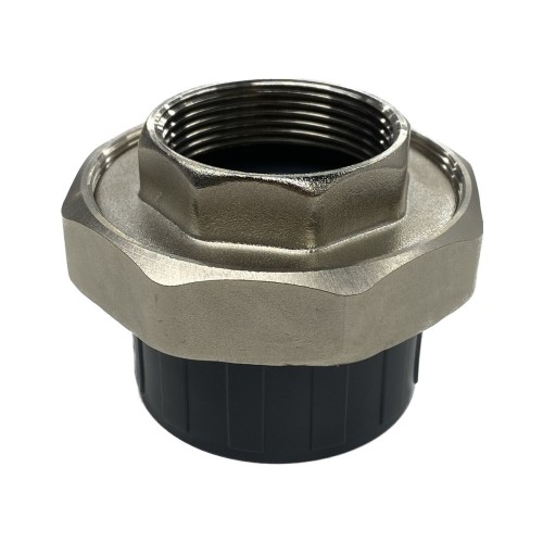 Муфта ПВХ под клеевое соединение Дн 63х2" серая разъемная ВР Aquaviva AQVBBD63F в Москве