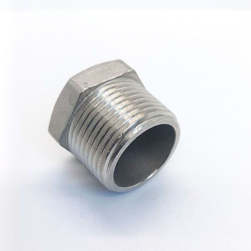 Заглушка нержавеющая шестигранная торцевая НР Ру 16 AISI 304 50 мм 2"