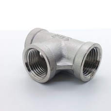 Тройник чугунный оцинкованный ВР (ВН) 20 мм 3/4" ГОСТ 8948-75