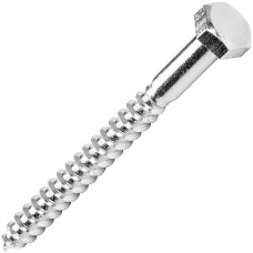 Саморез стальной оцинкованный с шестигранной головкой М8х100 DIN 571 (упак 100 шт)