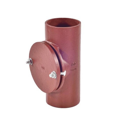 Ревизия чугунная SML Ду-50 с круглой крышкой безраструбная Китай в Москве