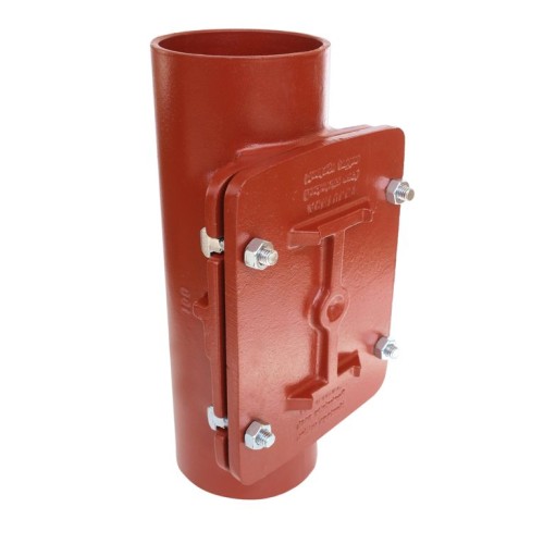 Ревизия чугунная SML Ду-200 с прямоугольной крышкой безраструбная Китай в Москве