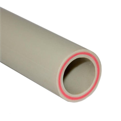 Труба полипропиленовая PP-R напорная белая армированная стекловолокном Ру 10 SDR 7.4 Pro Aqua Rubis 25х3,5 мм 4 м в Москве