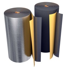 Рулон из вспененного полиэтилена 15/1,0-7 (Т<95°C) самоклеящийся чёрный Energoflex BLACK STAR DUCT