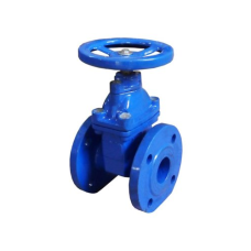 Задвижка клиновая чугунная фланцевая с обрезиненным клином Ру 25 VOC4251C Tecofi 80 мм