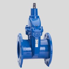 Задвижка клиновая чугунная фланцевая с невыдвижным штоком с обрезиненным клином под электропривод с невыдвижным штоком Ру 16 VOC4241CM Tecofi 65 мм