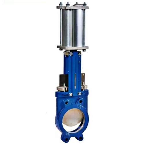 Задвижка шиберная двусторонняя с невыдвижным штоком Ду-125 Ру-16 с пневмоприводом (Т<110°С) Benarmo в Москве