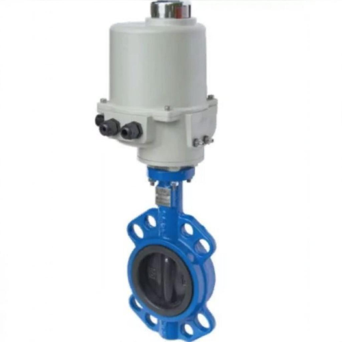 Затвор с чугунным диском и электроприводом межфланцевый 1,6 МПа EPDM ЗПФ GG25 ЛАЗ 65х43 мм в Москве