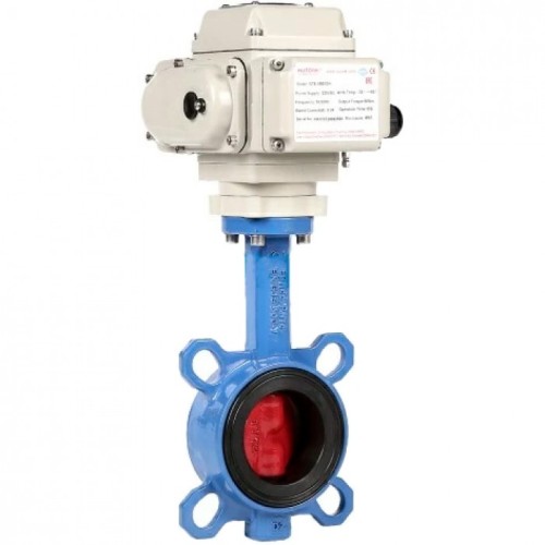 Затвор с чугунным диском и электроприводом межфланцевый 1,6 МПа EPDM Benarmo 50 мм в Москве