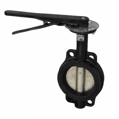 Затвор ручной с нержавеющий диском и рукояткой межфланцевый 1,6 МПа EPDM ЗДМ 05 Ридан 200 мм в Москве