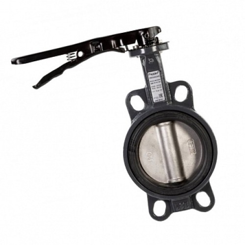Затвор ручной с чугунным диском и рукояткой межфланцевый 1,6 МПа EPDM EURO Benarmo 200 мм в Москве