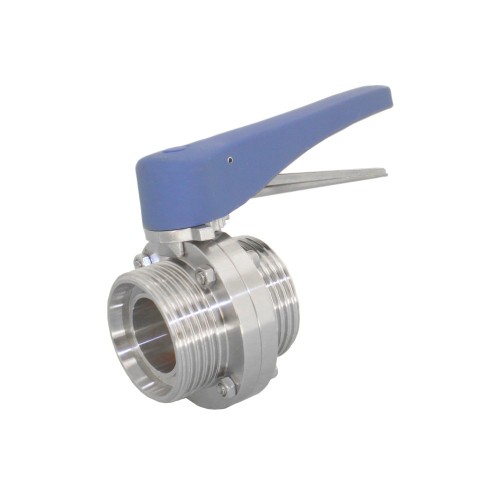 Затвор ручной с нержавеющий диском и рукояткой межфланцевый и внутренней резьбой 0,8 МПа EPDM NK-DZm NK 40х75 мм в Москве