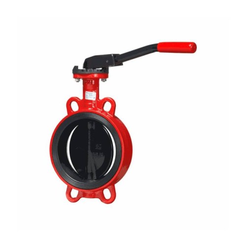 Затвор ручной с чугунным диском и рукояткой межфланцевый 1,6 МПа EPDM ЗПВС АДЛ 200 мм в Москве